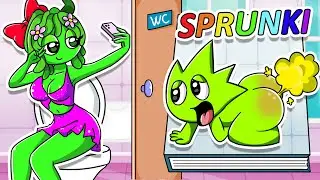 📚Paper DIY📚 - Vineria's Sad Story While Using the Toilet ! Sprunki Gamebook