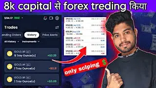 Live Forex Trading | 8k Capital से Forex Trading किया💲
