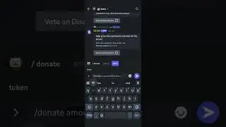 Crypto TipBot Donate Demo #donation #discord #cryptocurrency