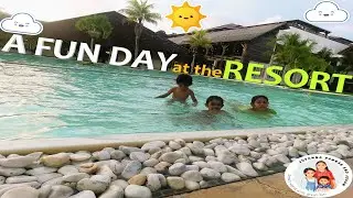 A Fun Day at the Resort | Outdoor Activities for Kids | Juvanna Hannah and Johan