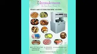 ALL CAKE & SWEETS CUTTING MACHINE. @systemsautomation6210