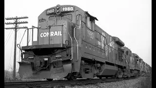 Classic Railroads in Marion, Indiana  1983, 1984