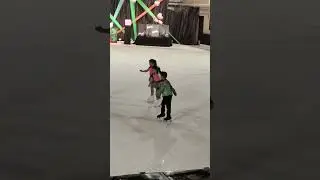 Felix winter lodge ice skating