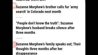Barry Morphew 1st Interview With Media- Part 1- Suzanne Morphew #Colorado