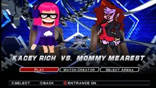 Kacey Rich vs Mommy Mearest | WWE 2K11 SVR 