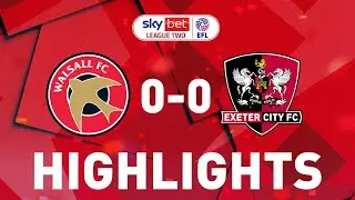 HIGHLIGHTS: Walsall 0 Exeter City 0 (17/10/20) EFL Sky Bet League Two