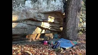 Steven&rsquo;s Roof (v8), Bishop Mountain Bouldering