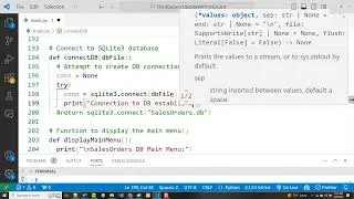 ThirtyThird Video in the Jeff Teaches (Python) Programming Series - SalesOrders DB - Version3 Part07