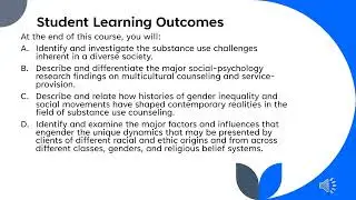 Welcome to Diversity in Chemical Dependency Counseling