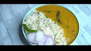 Dal fry and jeera rice 