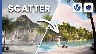 V-Ray for Cinema 4D  — Scattering objects in your scene