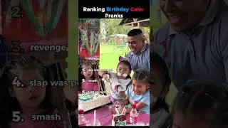 Ranking Best Birthday Cake Pranks😂💀