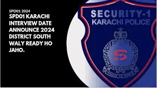 SPD01 Karachi walo ke interview date agye ha ap sab apni tayri ache se kro.