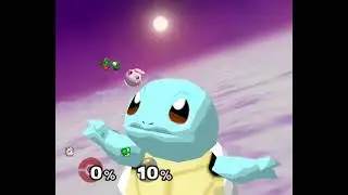 SSBM Jigglypuff vs Yoshi Short Match TAS