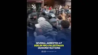 Several Arrested At Berlin Pro Palestinian Demonstrations