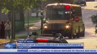 It's July, but some Wake County students are headed back to school