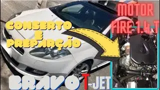 Conserto e preparação motor FIRE 1.4Turbo do BRAVO T-JET com 265CV
