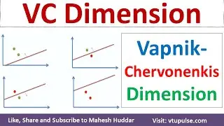 Vapnik Chervonenkis Dimension | VC Dimension | Solved Example in Machine Learning by Mahesh Huddar