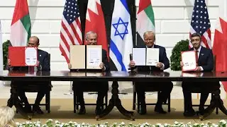 Israel signs historic pacts with UAE, Bahrain at White House