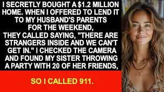 When I lent the house to my husband's parents, 
