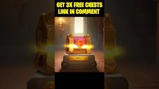 Claim FREE 3x Treasure Chests in Clash of Clans #shorts #coc #clashofclans