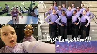 First Marching Band Competition Vlog (color guard)