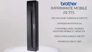 Imprimante codes barres mobile  Brother PJ-773