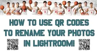 How to use QR codes to rename your photos in Lightroom!