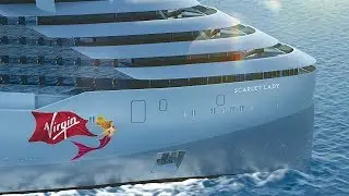 Scarlet Lady Cruise ship tour - Part 2 : Shiptease Reveal Vitamin Sea Virgin Voyages
