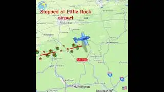 Dallas to Little Rock airport and towards New York City  (Travelboast) #Travel #travelboast