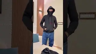 Balaclava Ninja Hoodie in Black &ndash; in Just Rs 1499 with 10 Days Money Back Guarantee