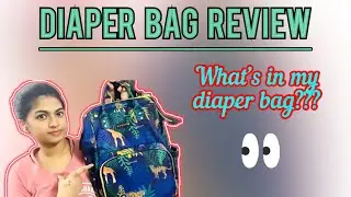 Diaper bag review in tamil |Affordable Diaper bags in Amazon| Bag with charging port