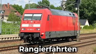 Zugbildung: InterCity 2082 - Königssee | Rangieren im Augsburger Hbf | BR 101 – Führerstandsmitfahrt