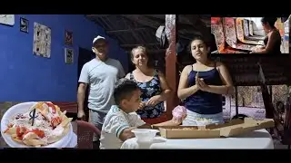OMAR COMIO PIZZA GRACIAS A SU AMIGO🥰🫶🏻KAREN Y JENNY GASTARON TODO SU AHORRO😡😡