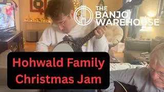Silent Night 🎄 Hohwald Family Christmas Jam | Piano, Guitar, Banjo & Bass
