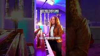 Singing the worship song oceans to Jesus