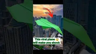 Fastest Paper Airplane EVER Concorde 4590 Takes Flight! #141 #shorts #paperplane #paperairplane