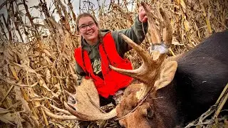 ONCE IN A LIFETIME MOOSE | DESTINYS NORTH DAKOTA MOOSE HUNT - UP NORTH OUTDOOR MADNESS