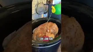 Crockpot Whole Chicken #shorts #recipe #simple