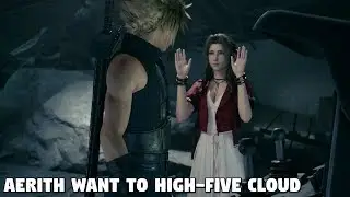 Final Fantasy 7 REMAKE &mdash; Айрис хочет дать пять Клауду