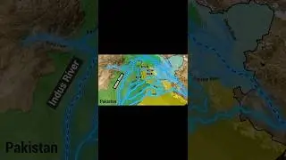 Jhelum River - A Tributary of Indus. #shorts #river #jhelum #india #kashmir #map #gk #upsc #learn
