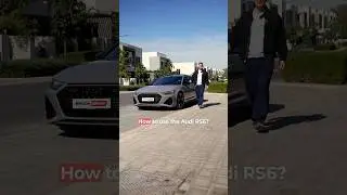 How to Use Audi RS6: key features and driving essentials ✔️#dubai #carrental #rentacar #carsdubai