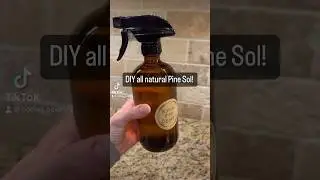 DIY natural pine-sol: CHEAP & EASY!🤯    #natural #chemicalfree #homestead #moneysavingtips #diy