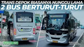 Beruntungnya Kali Ini Naik Trans Depok Dapet 2 Bus Berturut-turut