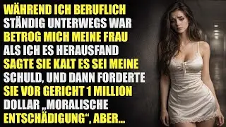 Meine Frau ging fremd, und sagte, es sei meine Schuld, dann verlangte sie 1 Million $ vor Gericht…