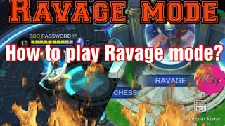 How to play Ravage mode gameplay tutorial by PASSWORD!!! PLAYZZ