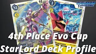 Top Cut Events Evo Cup 4th Place Deck Profile - StarLord AKA LordKnightmon | Digimon Card Game