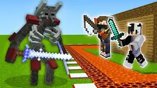 Mutant Wither Skeleton VS The Most Secure Minecraft House 😱 @DashEmpireOG