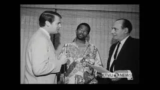 Charles Garry and Eldridge Cleaver challenging an order to attend hearing in San Quentin (1968)