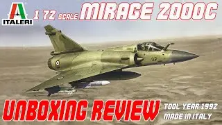 ITALERI 1/72 MIRAGE 2000C UNBOXING REVIEW